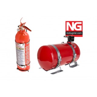 Lifeline 4L Electrical & Handheld Zero2000 Fire Extinguisher Pack