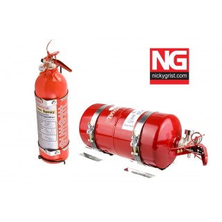 Lifeline 4L Mechanical & Handheld Zero2000 Fire Extinguisher Pack