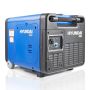 Hyundai 4000W / 4.0kW Portable Petrol Inverter Generator, Remote Keyfob & Electric Start, Wheel Kit & Closed Case Design