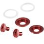 Stilo ST5 Red Coloured Screw Kit - Peak & Visor