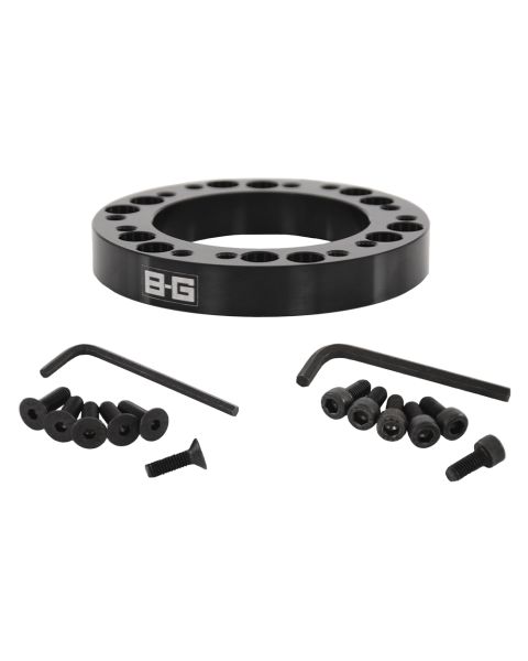 B-G Racing Steering Wheel 12.5mm Spacer-Adaptor 6X70 / 6X74 pcd (With Screws)
