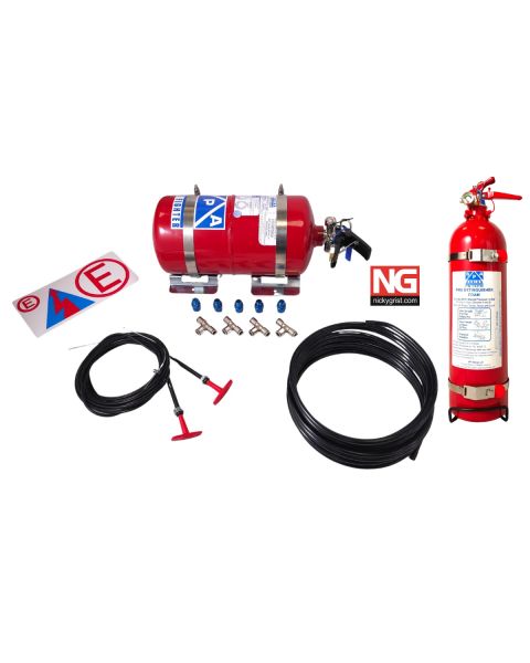 SPA Design 4L Mechanical & 2.4L Handheld Fire Extinguisher Rally Pack