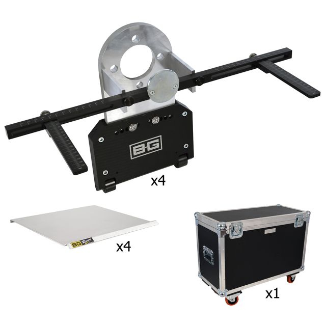 B-G Racing Hub Stands Pro Kit (2000kg) - 4X114.3, 108 & 100mm pcd - Cbø70mm