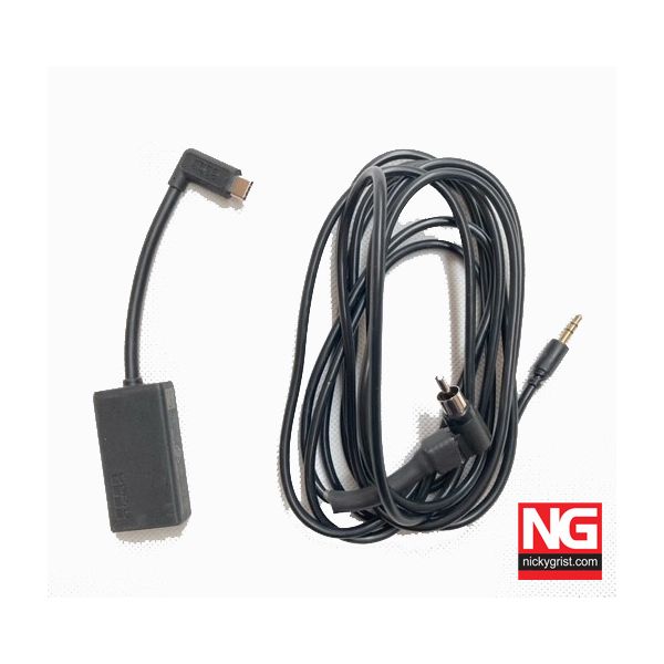 Goldstar Stilo Intercom to GoPro Hero 5 to 11 Connection Cable Kit