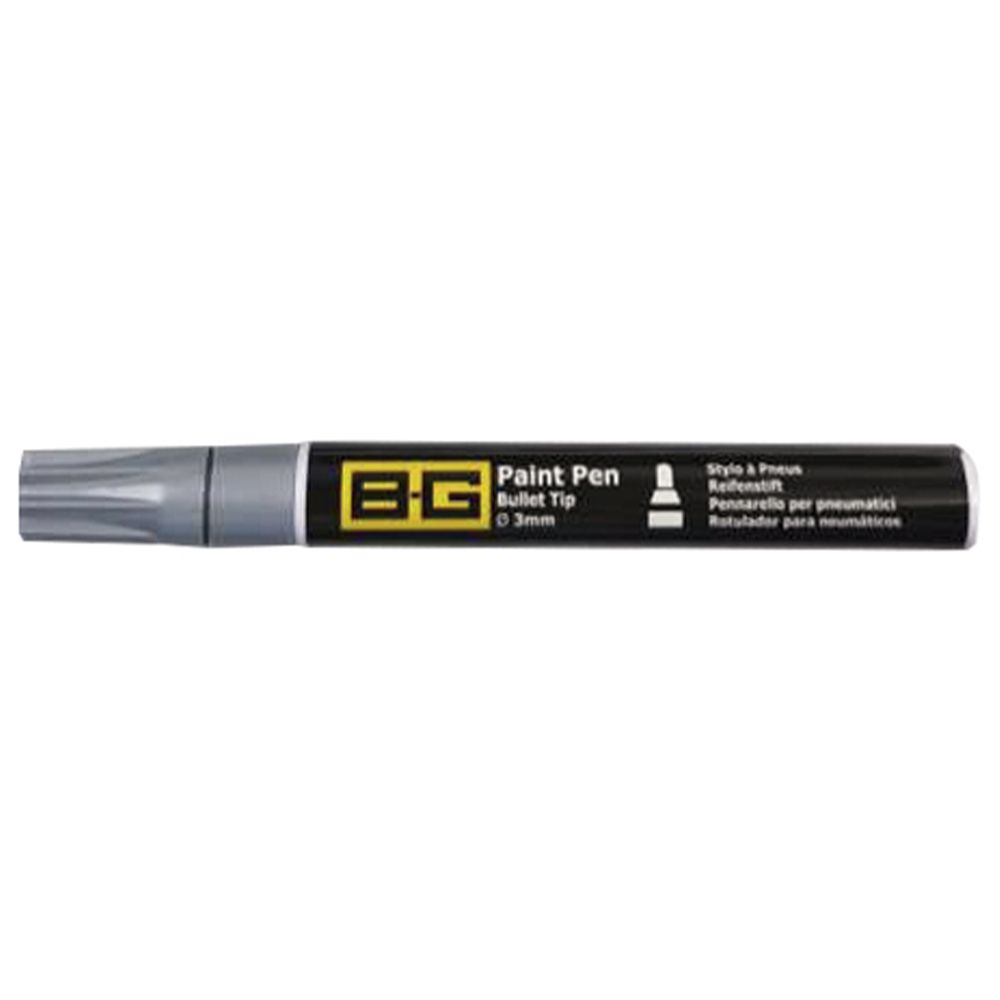 B-G Racing Paint Pen - Bullet Tip Ø3mm - 6Ml - Silver