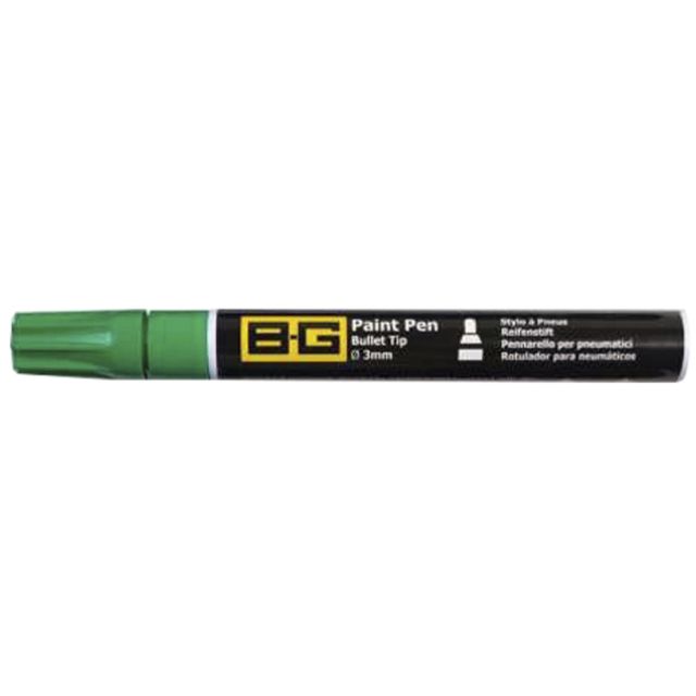 B-G Racing Paint Pen - Bullet Tip Ø3mm - 6Ml - Green