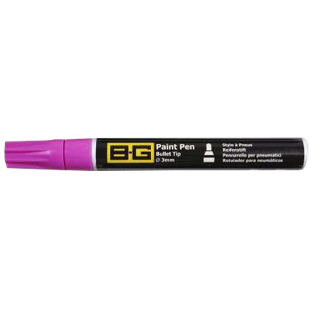 B-G Racing Paint Pen - Bullet Tip Ø3mm - 6Ml - Pink