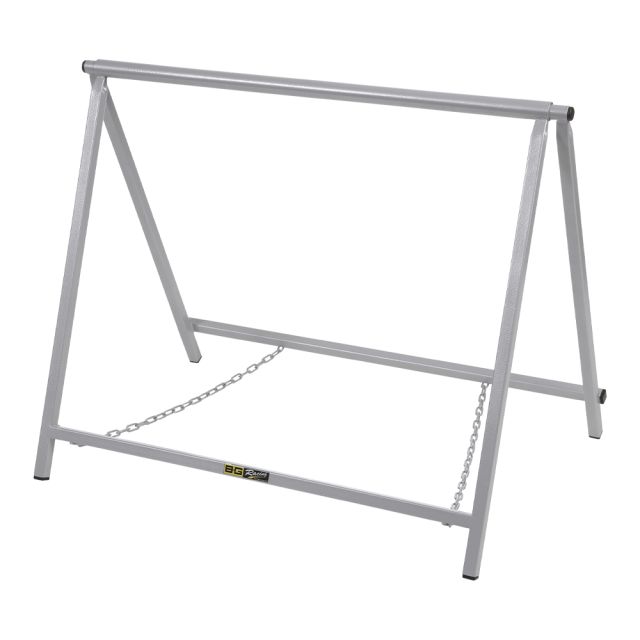 B-G Racing Extra Large 24" Grey Chassis Stands (Pair) - Powder Coated