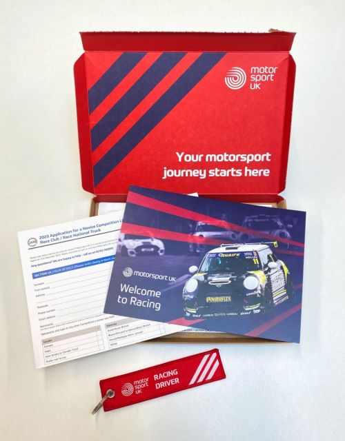 Motorsport UK "Go Racing" ARDS Licence Starter Pack