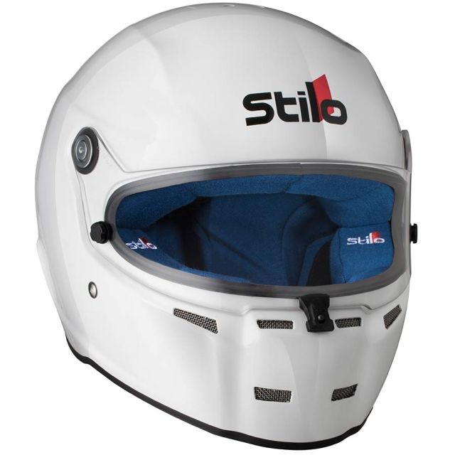 Stilo ST5 FN - White/Blue Composite Formula Racing Helmet
