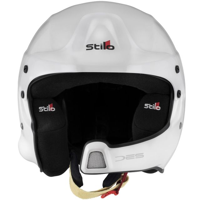 Stilo WRC DES - White/Black Composite Rally Helmet