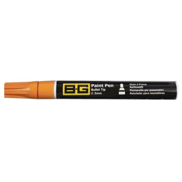 B-G Racing Paint Pen - Bullet Tip Ø3mm - 6Ml - Orange