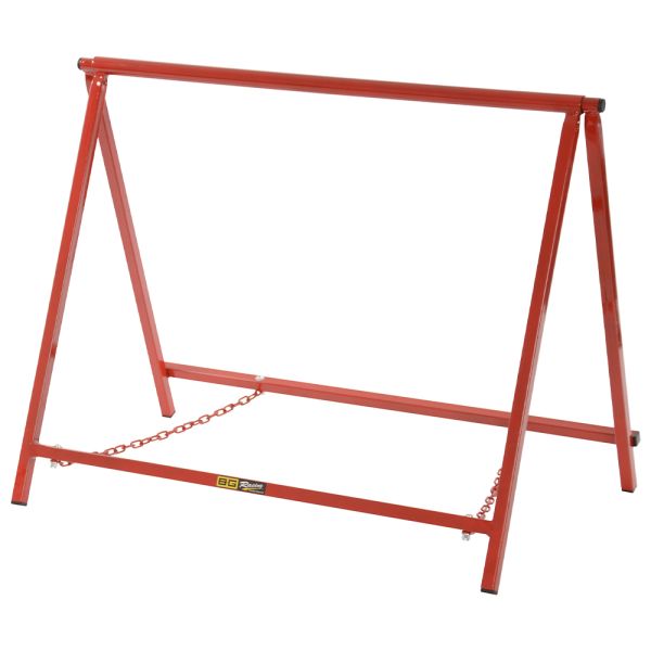 B-G Racing Extra Large 24" Red Chassis Stands (Pair) - Powder Coated
