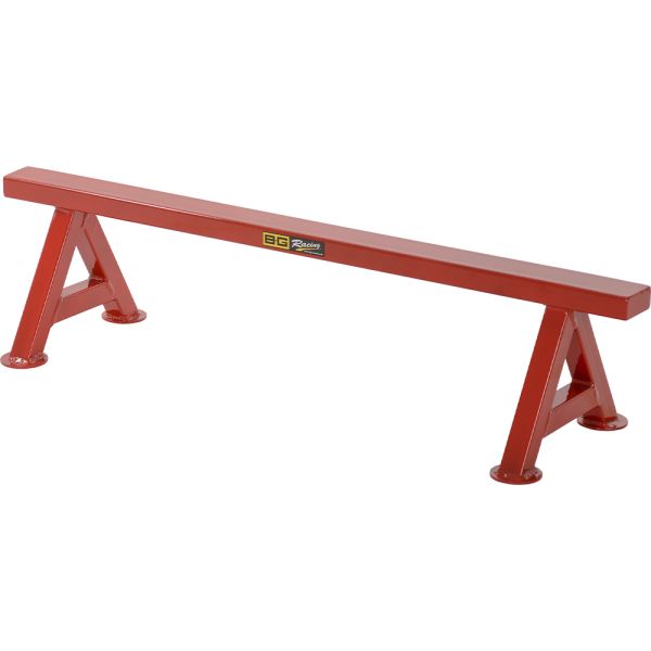 B-G Racing Medium 7" Red Chassis Stands (Pair) - Powder Coated