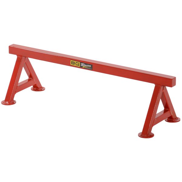B-G Racing Small 6" Red Chassis Stands (Pair) - Powder Coated