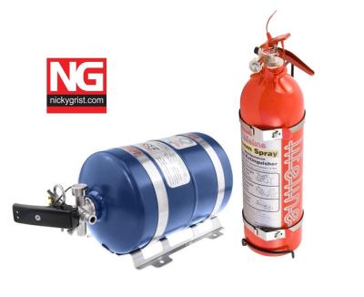 Where can we get a motorsport fire extinguisher serviced?