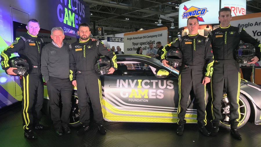 Nicky Grist Motorsports supplies Invictus Games Racing with Stilo helmets