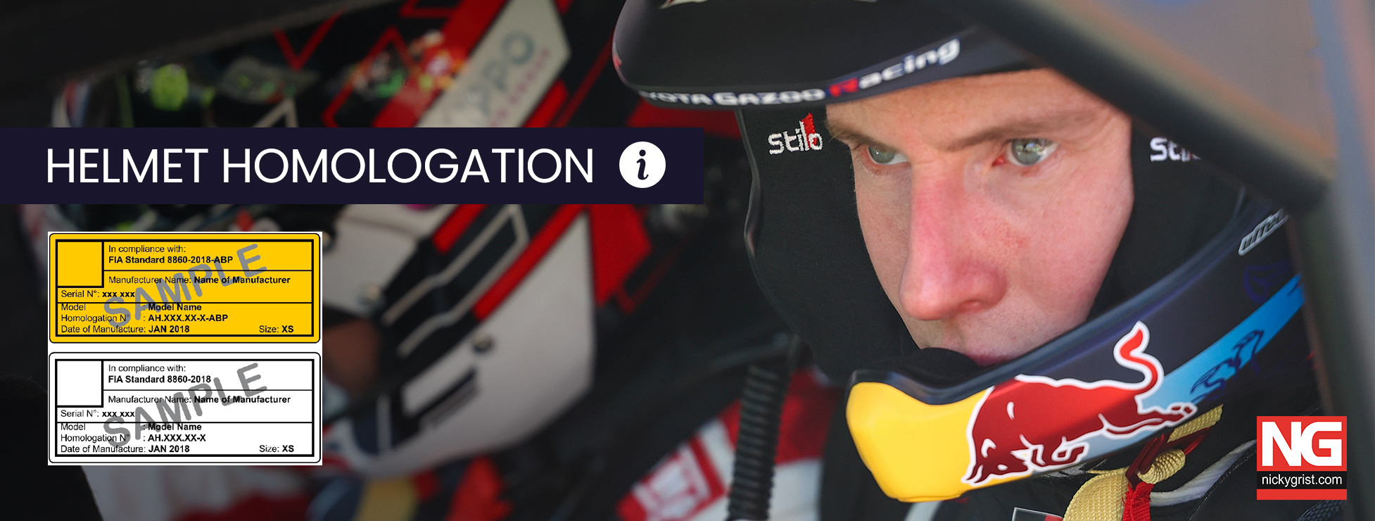 Motorsport Helmet Homologation Guide